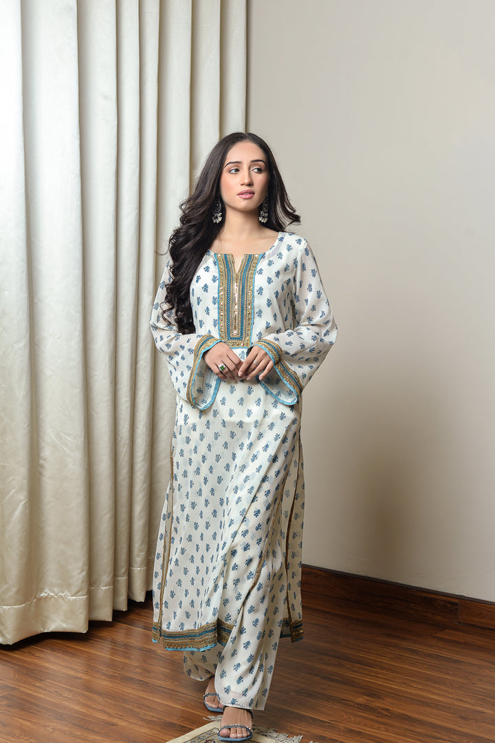 Printed Crepe Georgette Dress