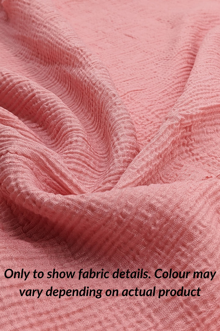 Ribbed Viscose Lawn - Flax