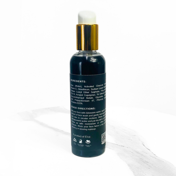 Activated Charcoal Face Wash (Salt Free)