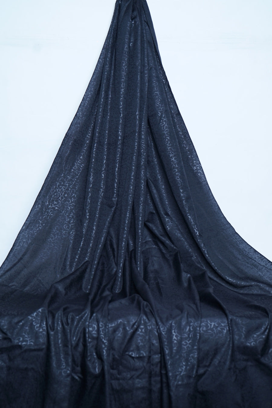 Namaz Chaddar - Black Patterned (Rectangle )
