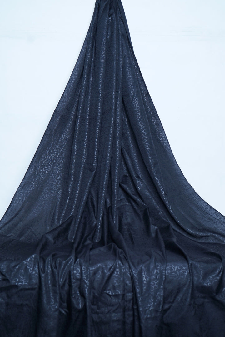 Namaz Chaddar - Black Patterned (Rectangle )