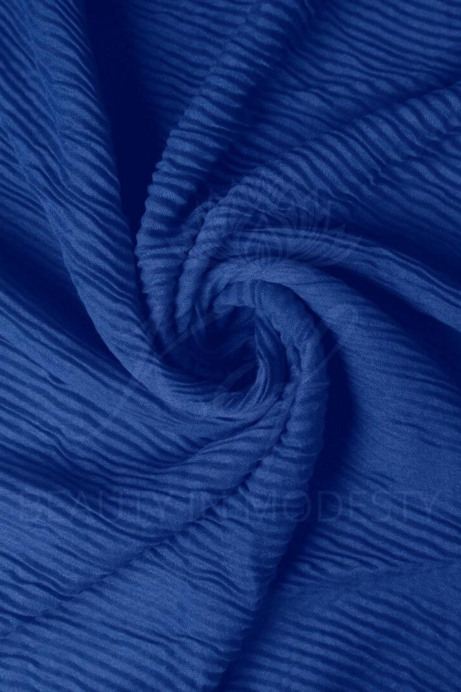 Crinkle Lawn Hijab - Cornflower Blue