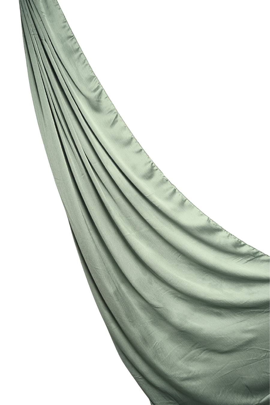 Crinkle Chiffon Hijab - Silver Lake (Matte)