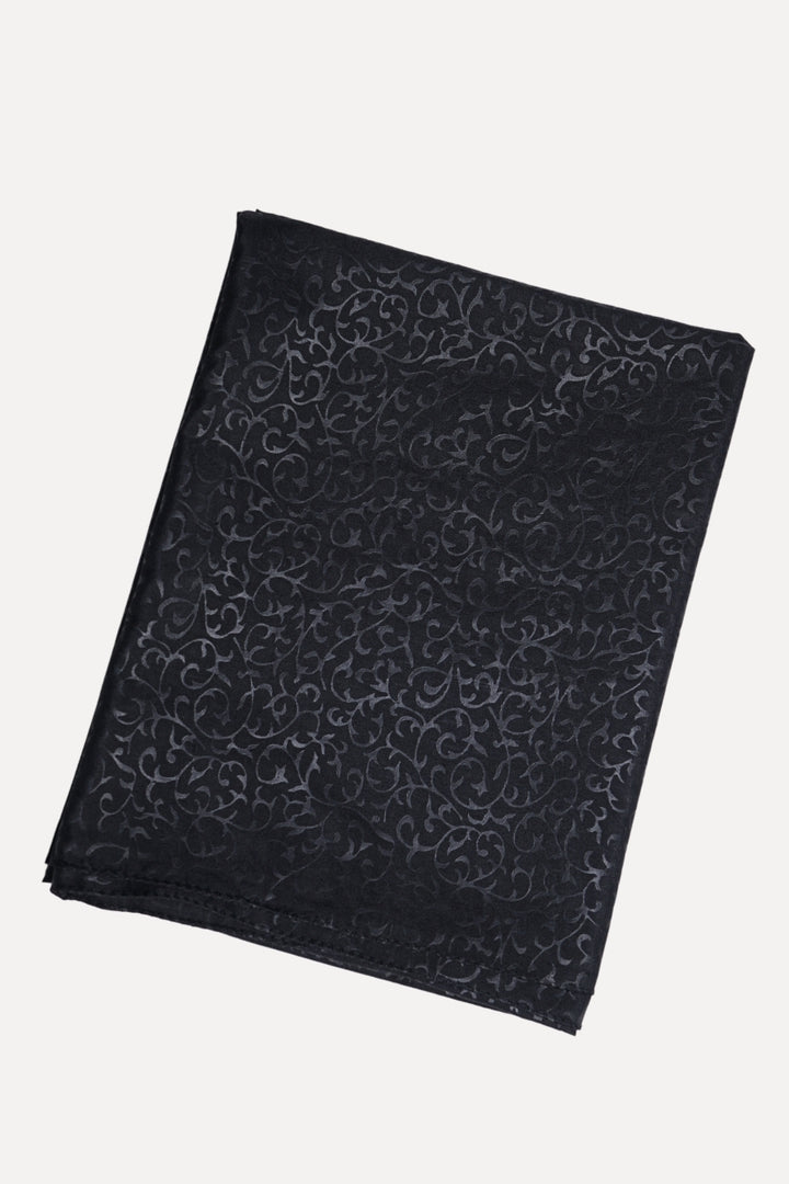Namaz Chaddar - Black Patterned (Rectangle )