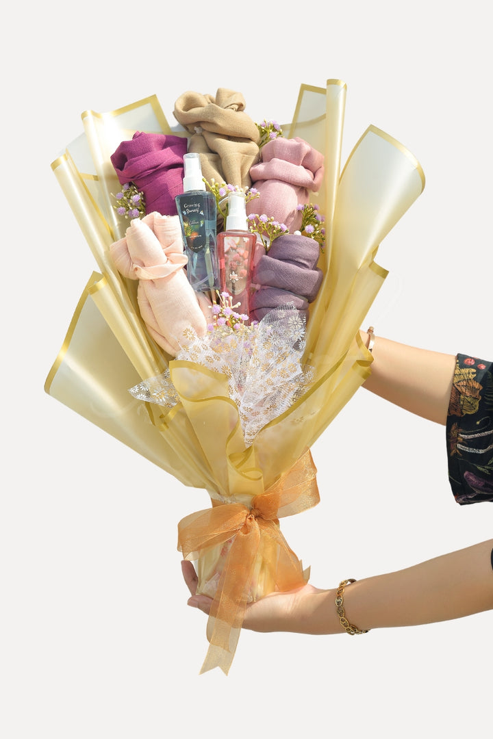 Hijab Bouquet- Turkish Lawn