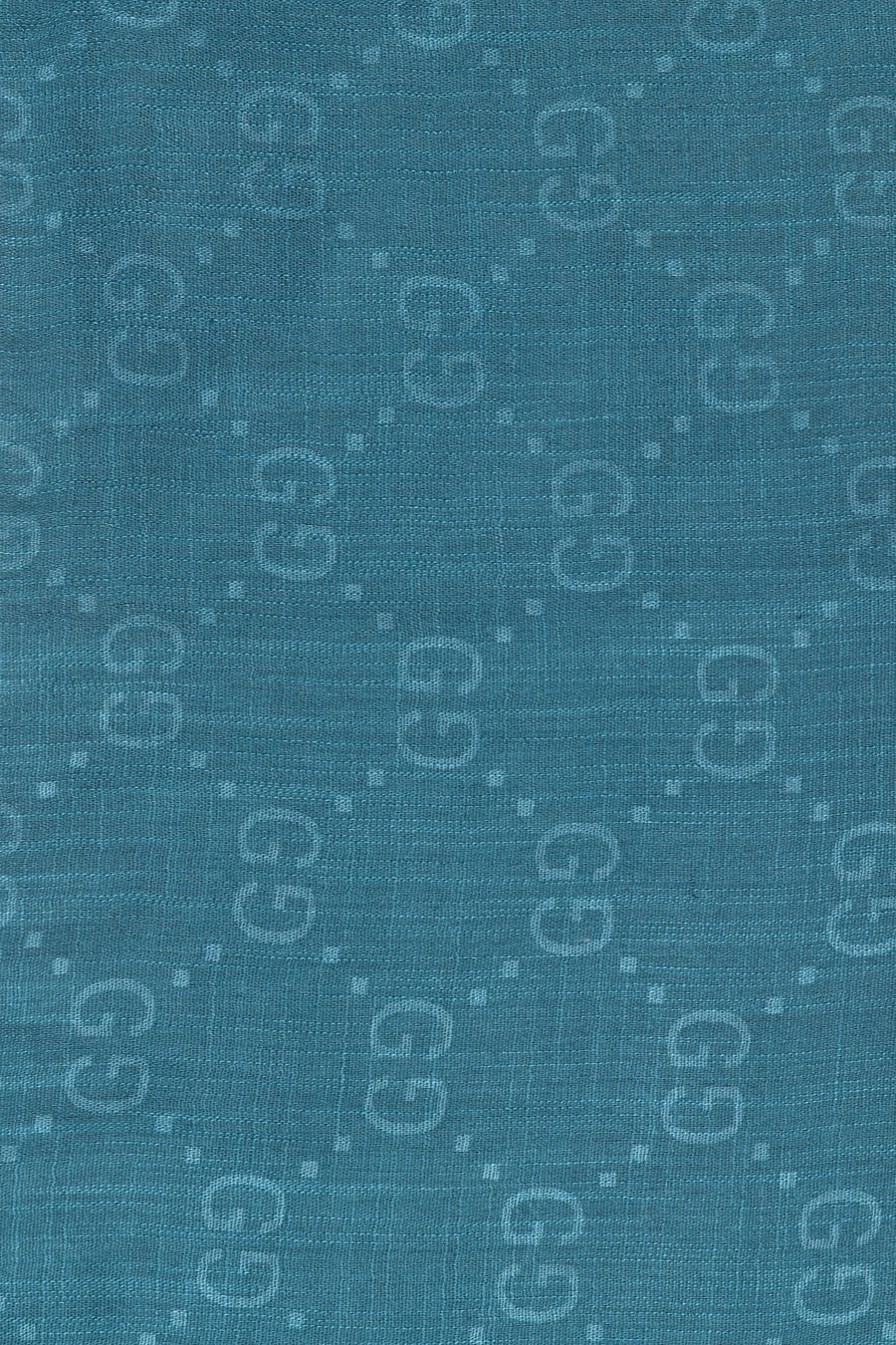 GG Monogram Turkish Lawn Hijab - Azure