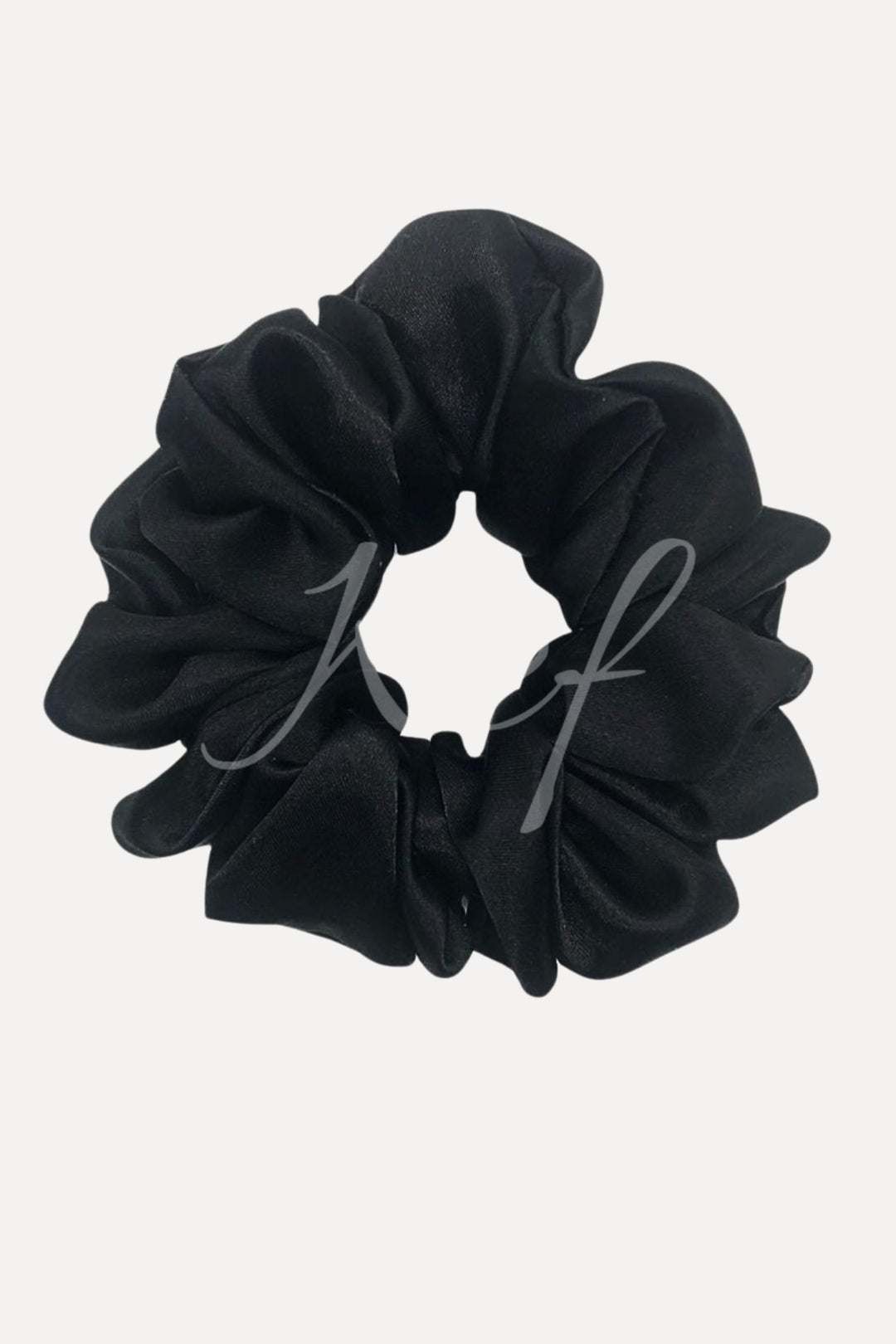 Silk Scrunchie - Black