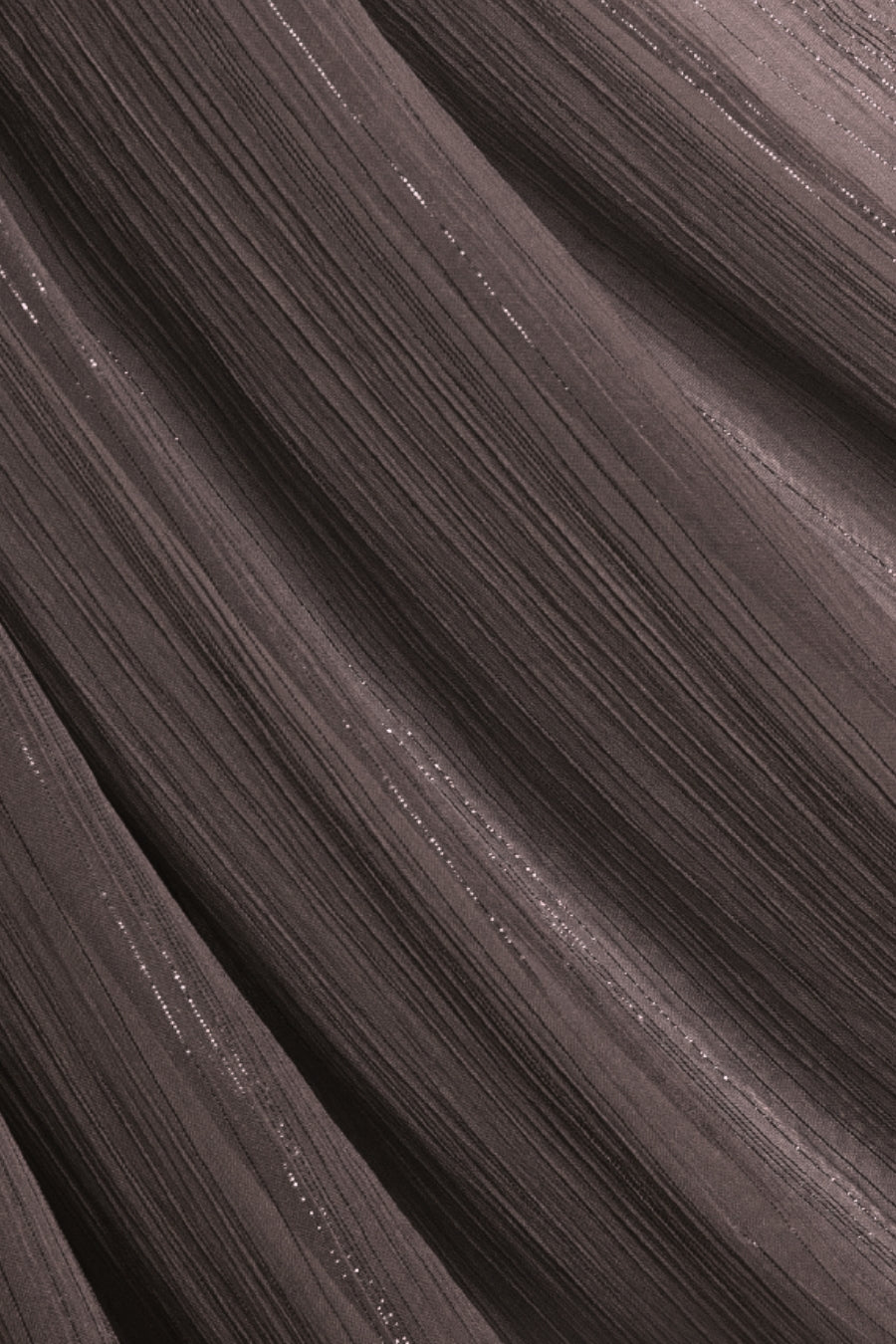 Metallic Chiffon - Brunette