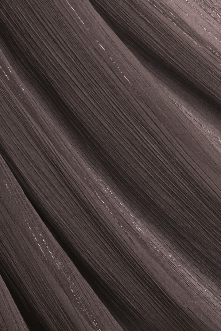 Metallic Chiffon - Brunette