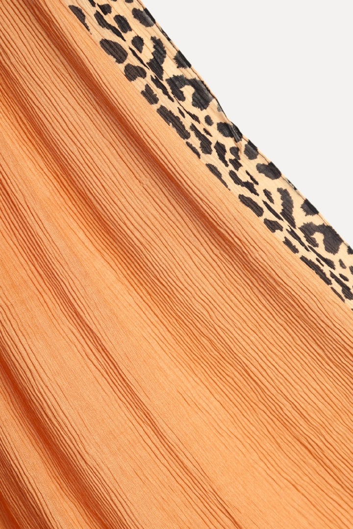 Pleated Crinkle Hijab - Camel