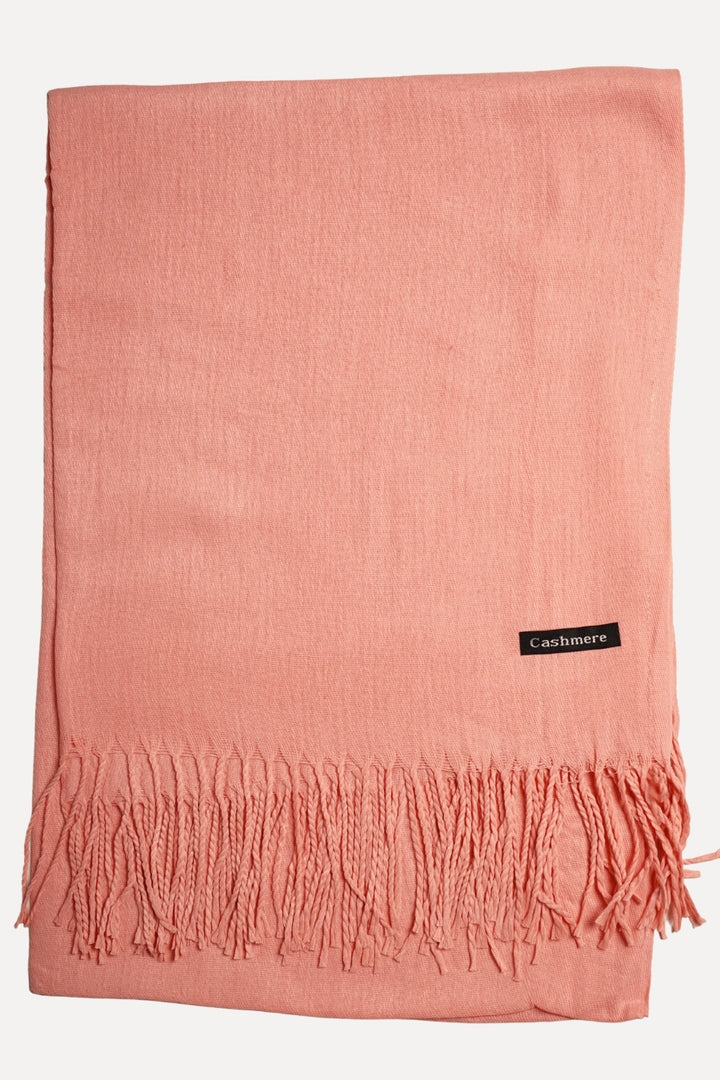 Plain Cashmere Hijab - Candy Pink