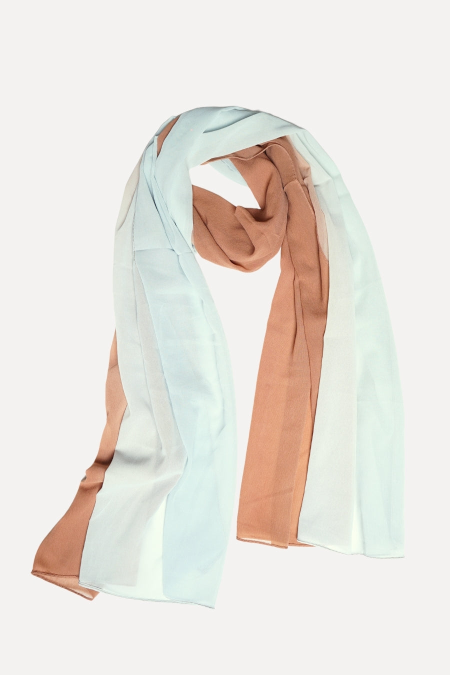 Ombre Georgette - Cloudy Pink