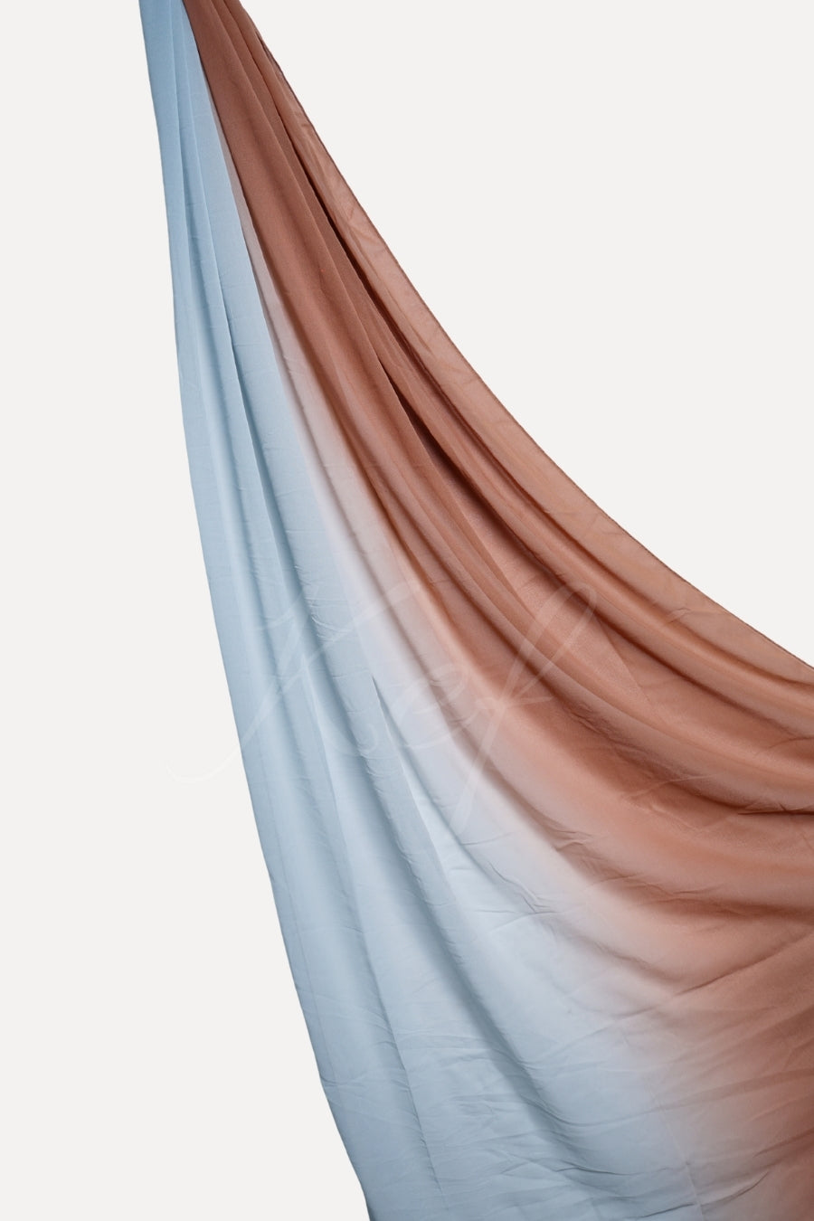Ombre Georgette - Cloudy Pink