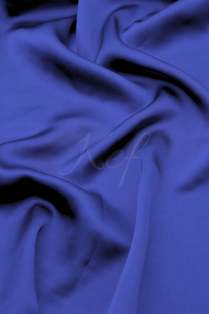 Plain Silk Hijab - Cornflower Blue