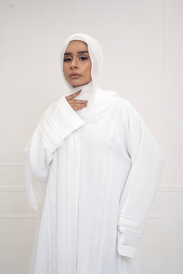 Classic White Abaya