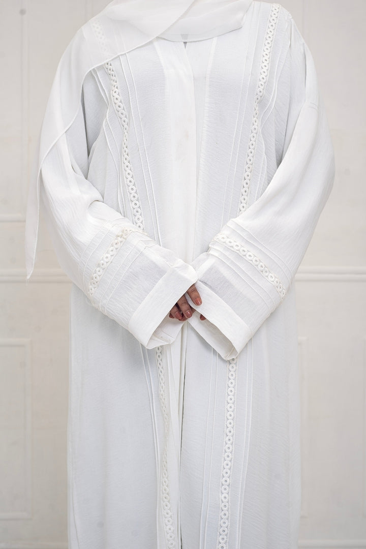 Classic White Abaya