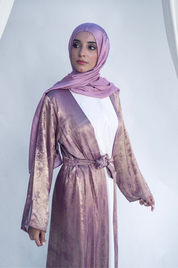 Metallic Lavender Kimono