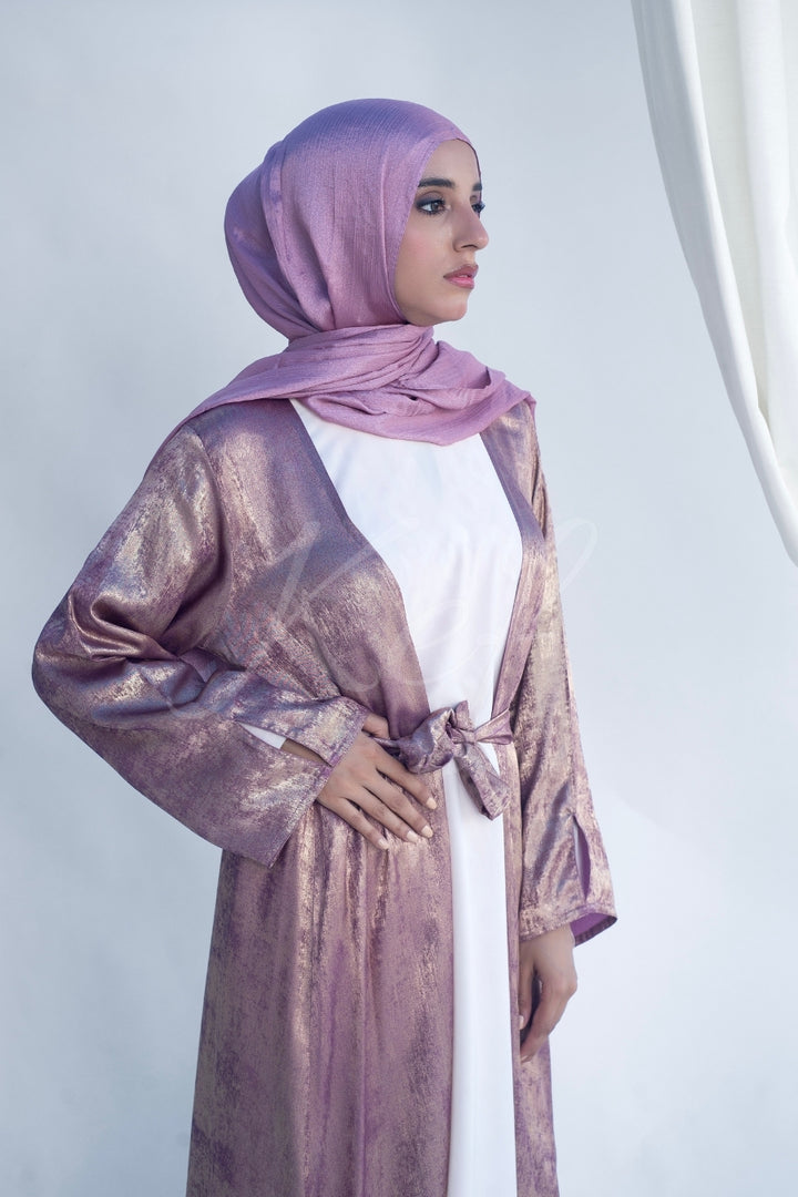 Metallic Lavender Kimono