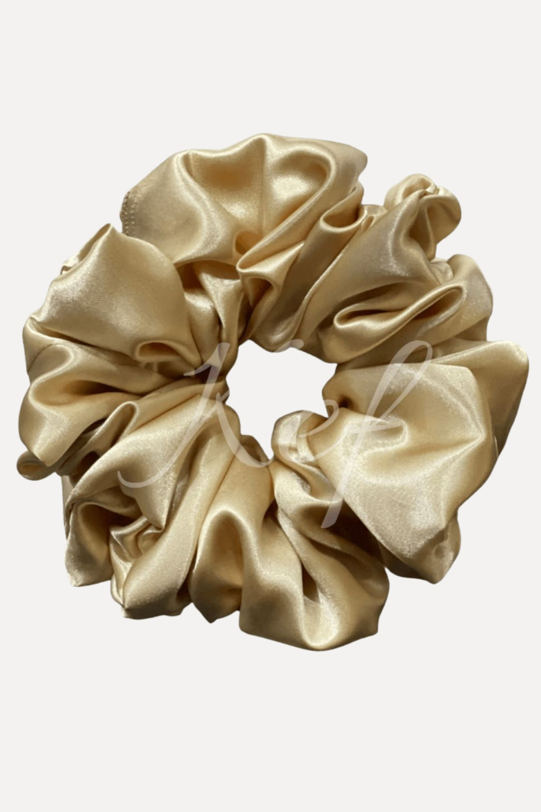Silk Scrunchie - Gold