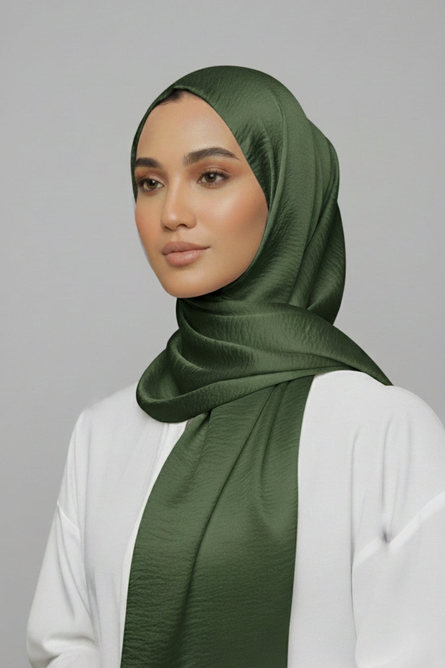Crepe Textured Chiffon - Jungle Green