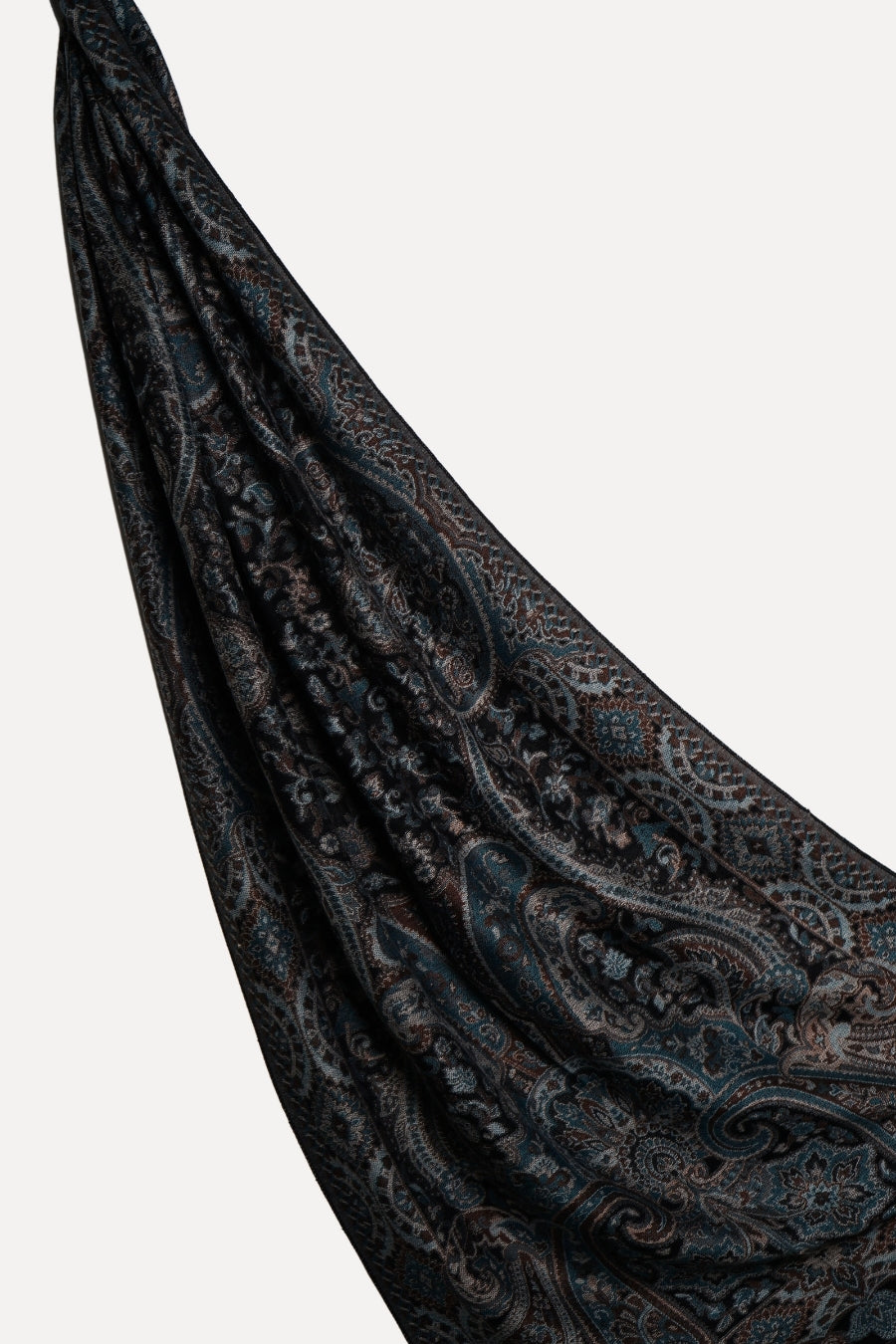 Printed Cashmere Nobel Hijab - Kashmiri Tale