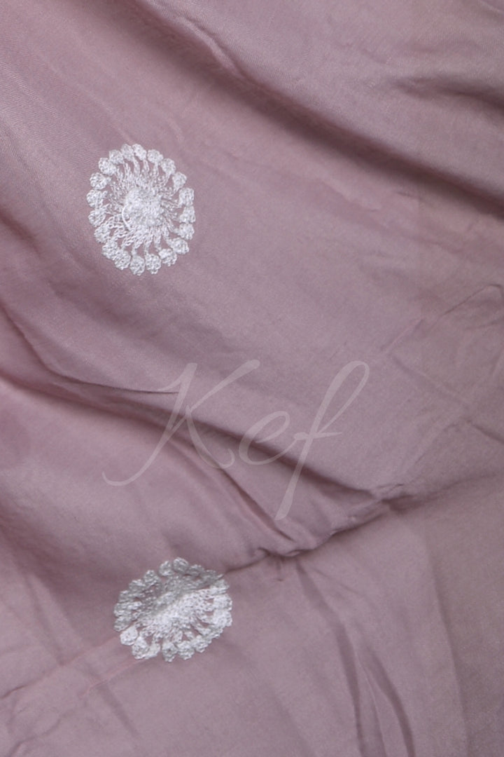 Circle Embroidery Lawn - Lavender