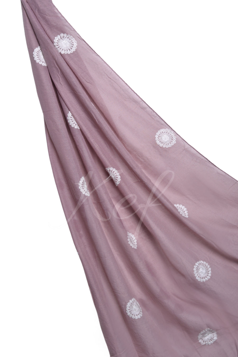 Circle Embroidery Lawn - Lavender