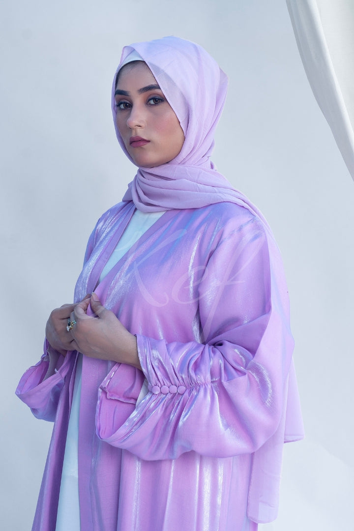 Lilac Shimmer Kimono