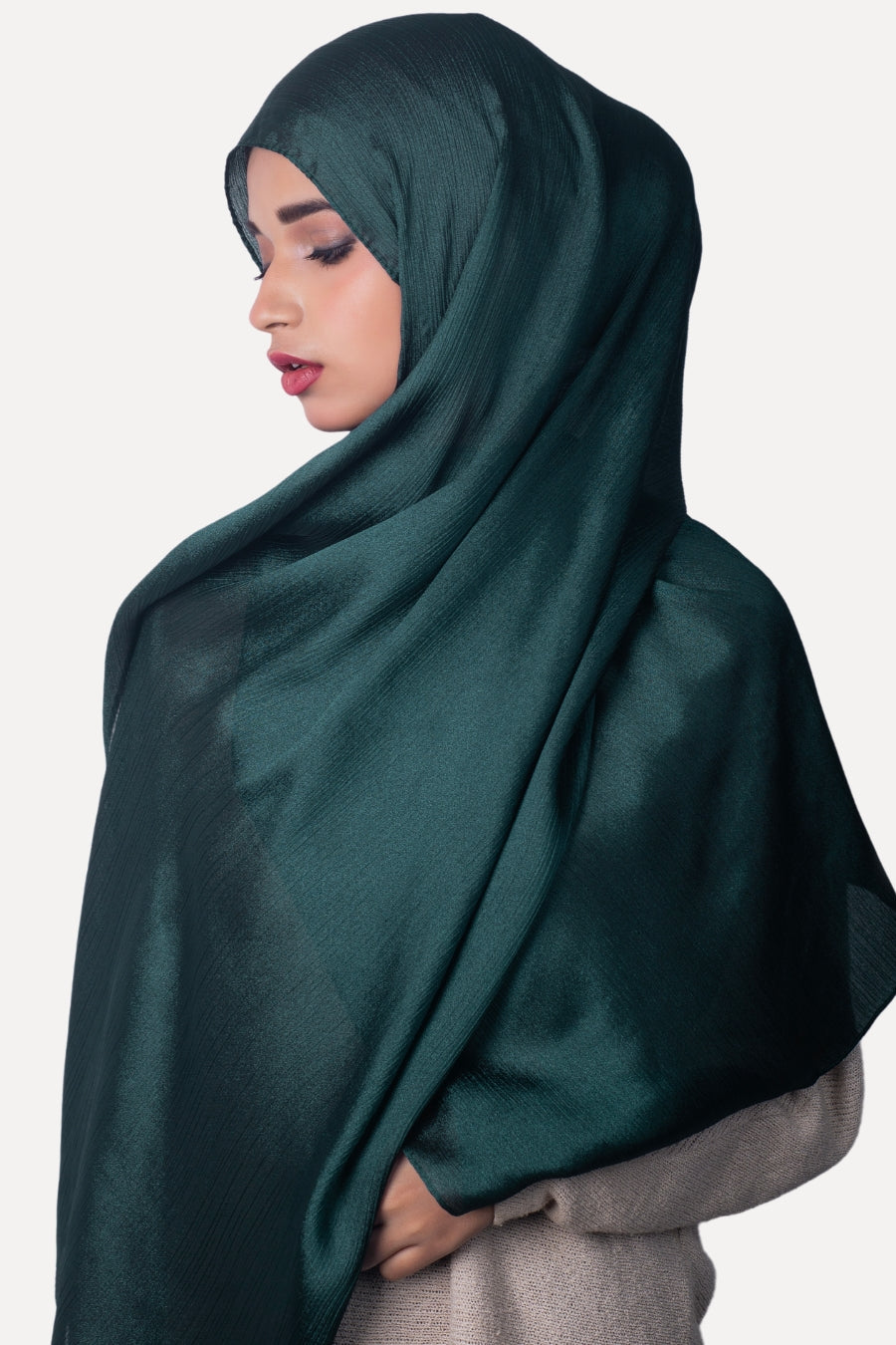 Crinkle Chiffon Hijab - Majestic (Shimmer)
