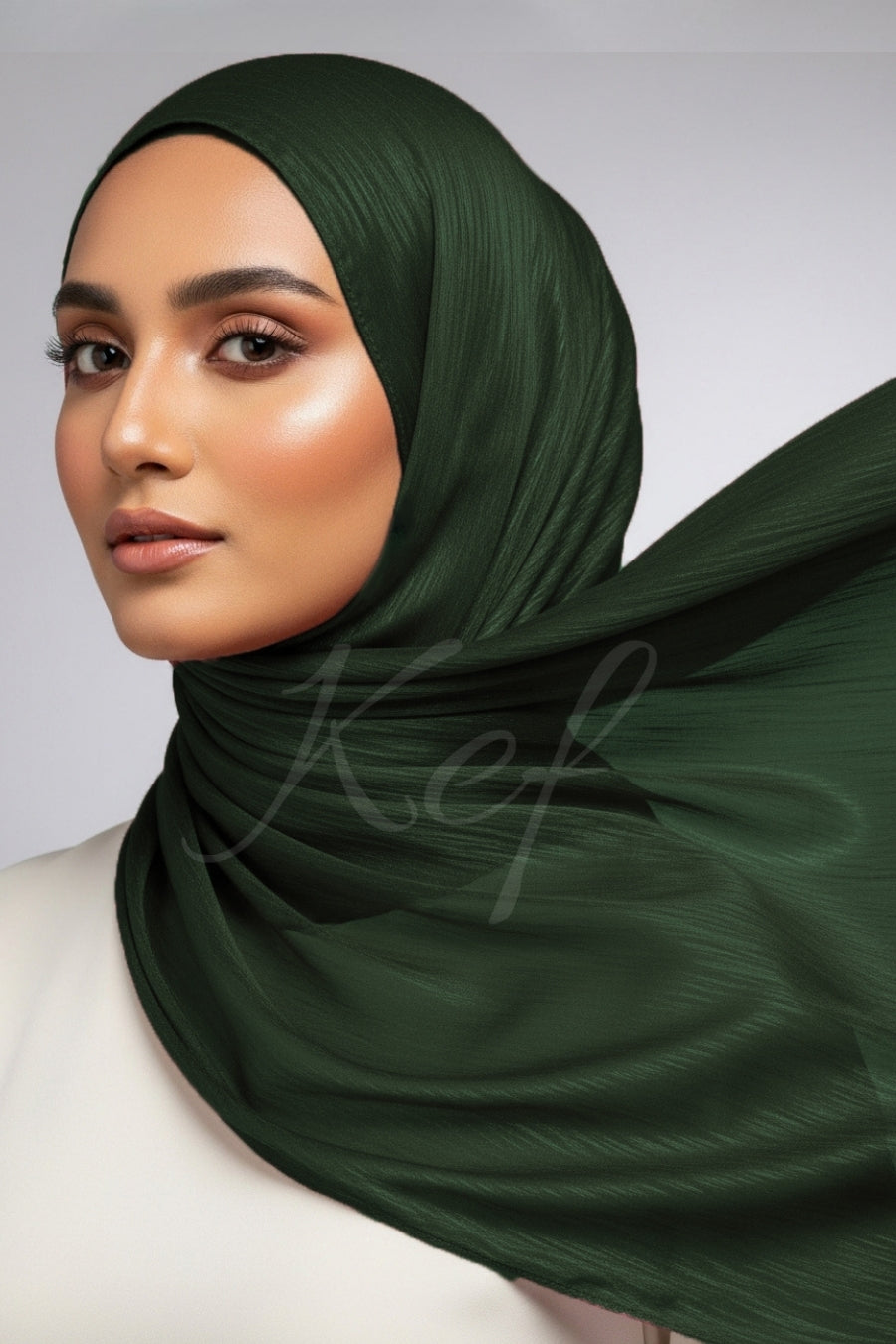 Luxe Chiffon Hijab - Majestic Green