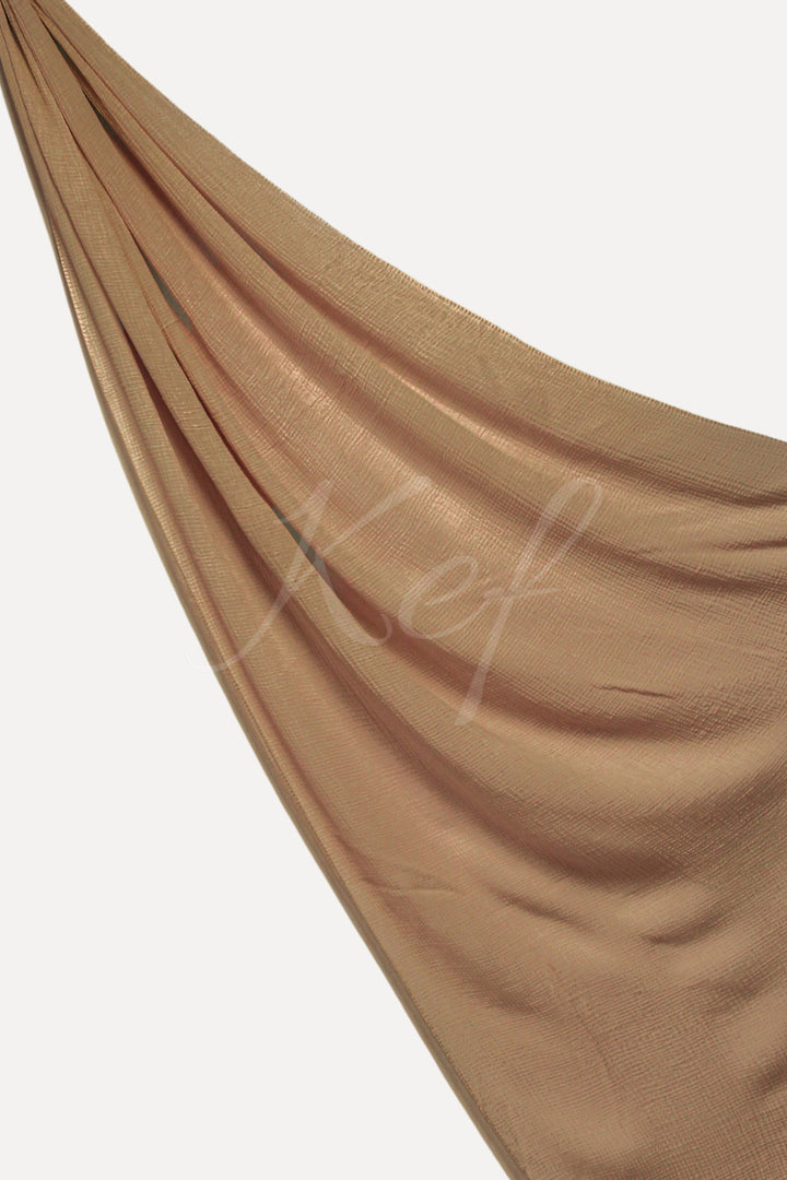 Ribbed Viscose Lawn - Flax