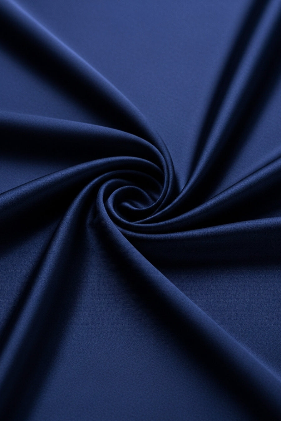 Plain Silk Hijab - Navy Blue