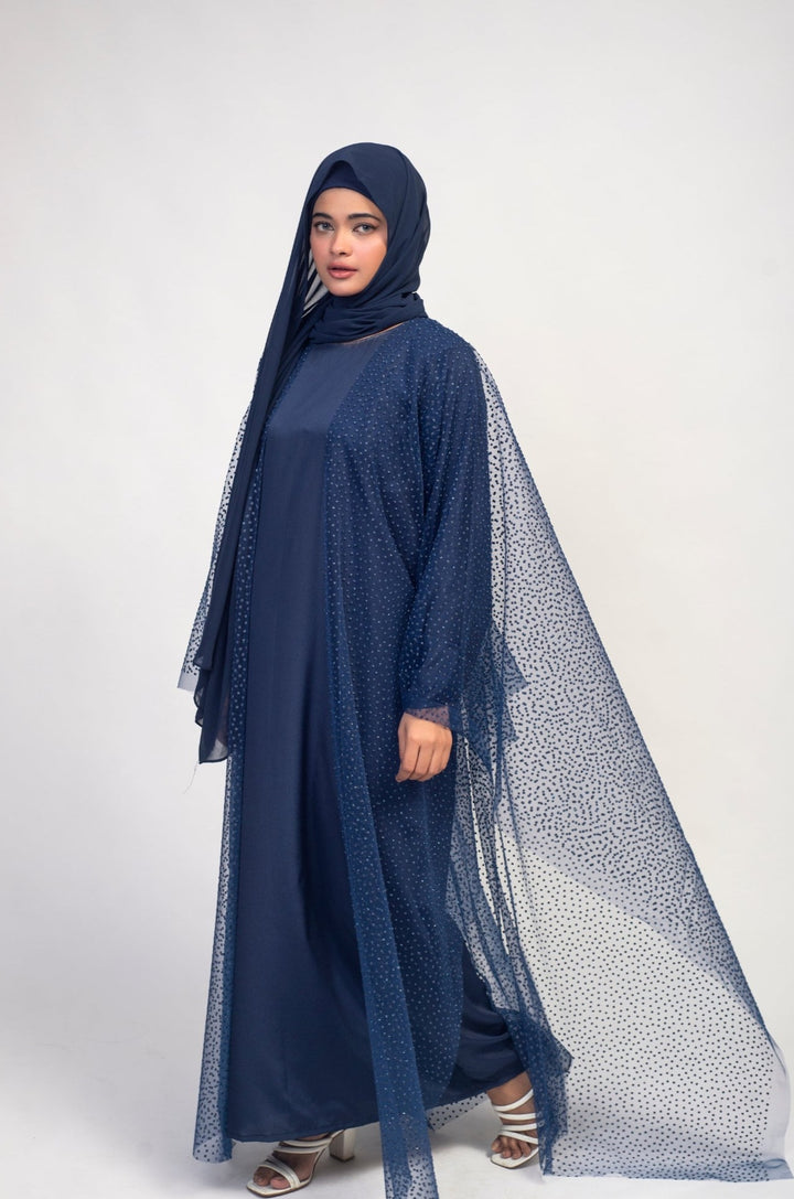 Midnight Starlit Abaya