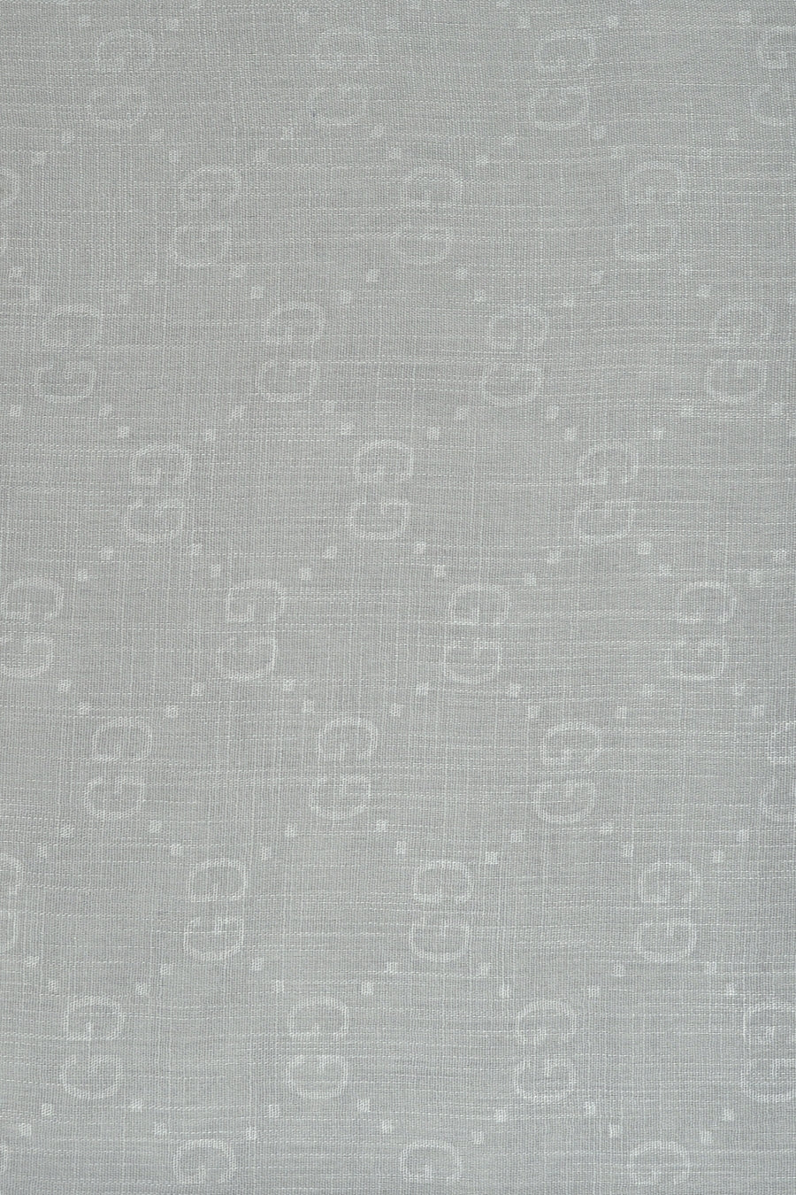GG Monogram Turkish Lawn Hijab - Pewter