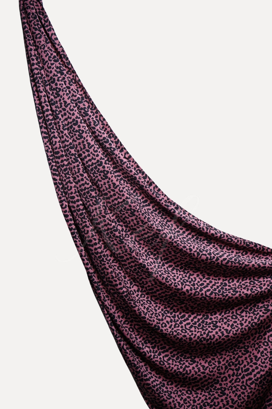 Printed Silk Hijab - Rose Feral