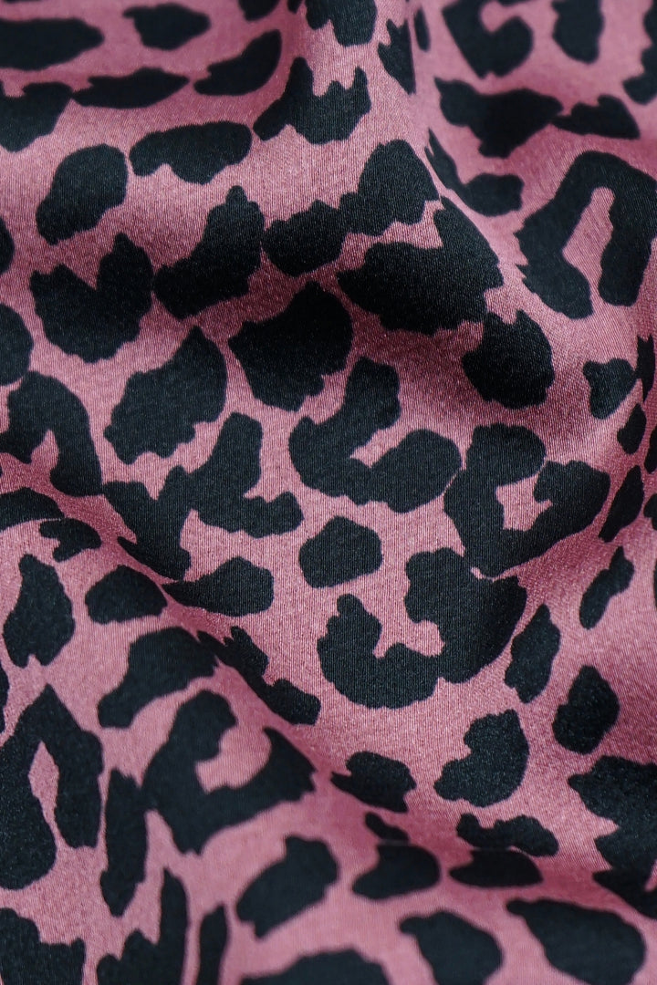 Printed Silk Hijab - Rose Feral