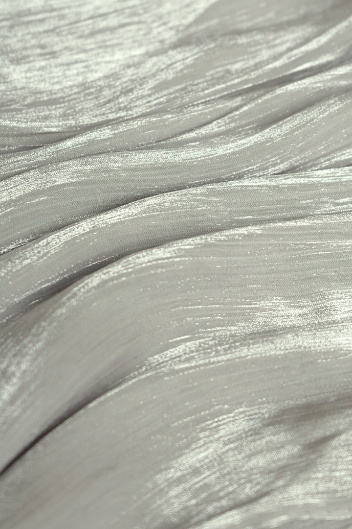 Luxe Chiffon Hijab - Silver