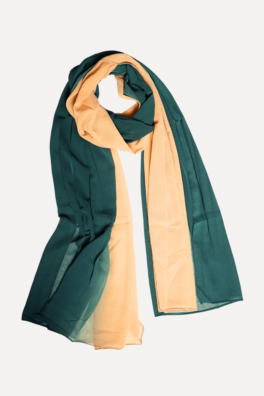 Ombre Georgette - Sunny Green