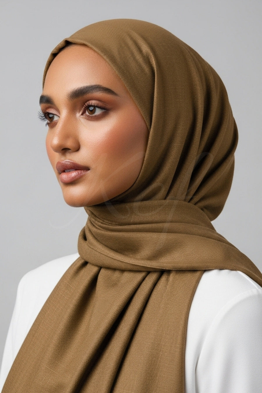 Turkish Lawn Hijab Taupe – Kef