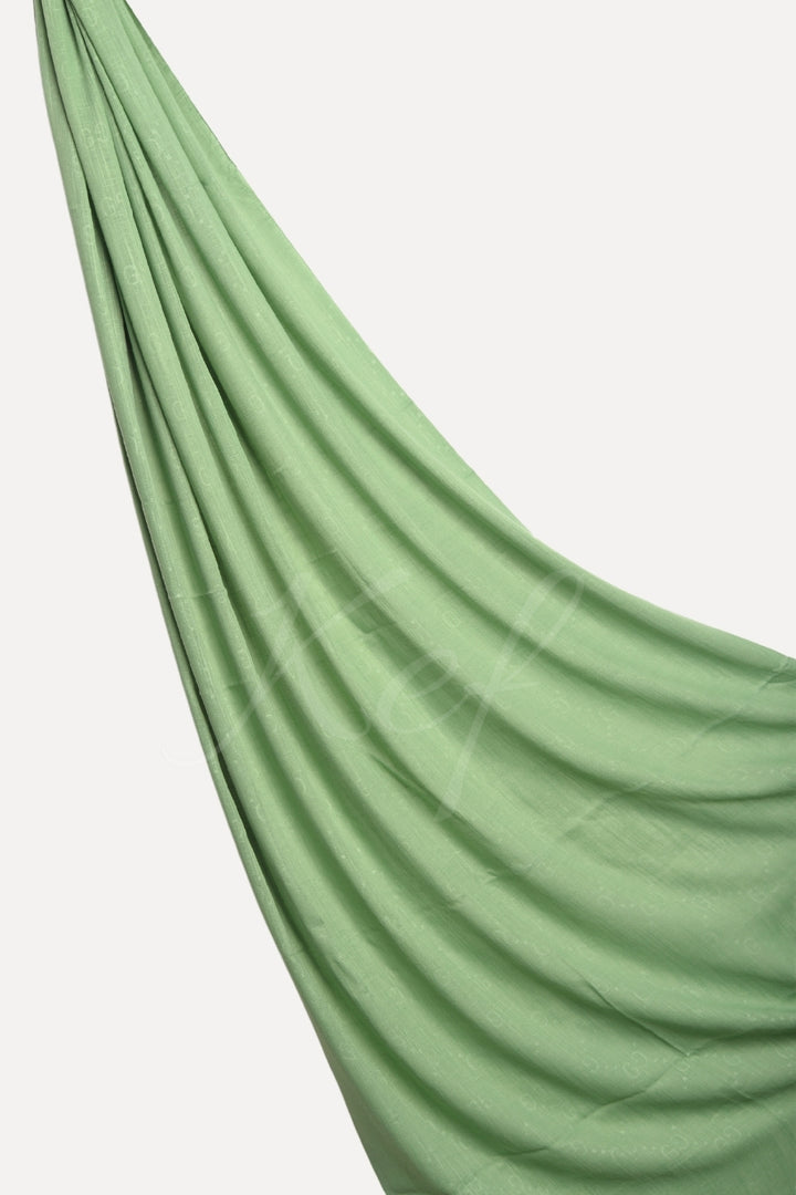 GG Monogram Turkish Lawn Hijab - Thyme