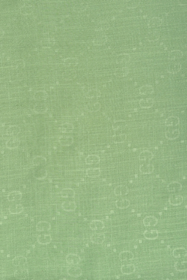 GG Monogram Turkish Lawn Hijab - Thyme