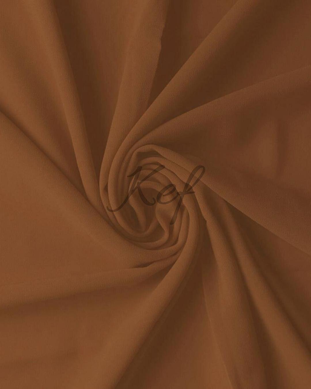 Lace Georgette Hijab - Toffee
