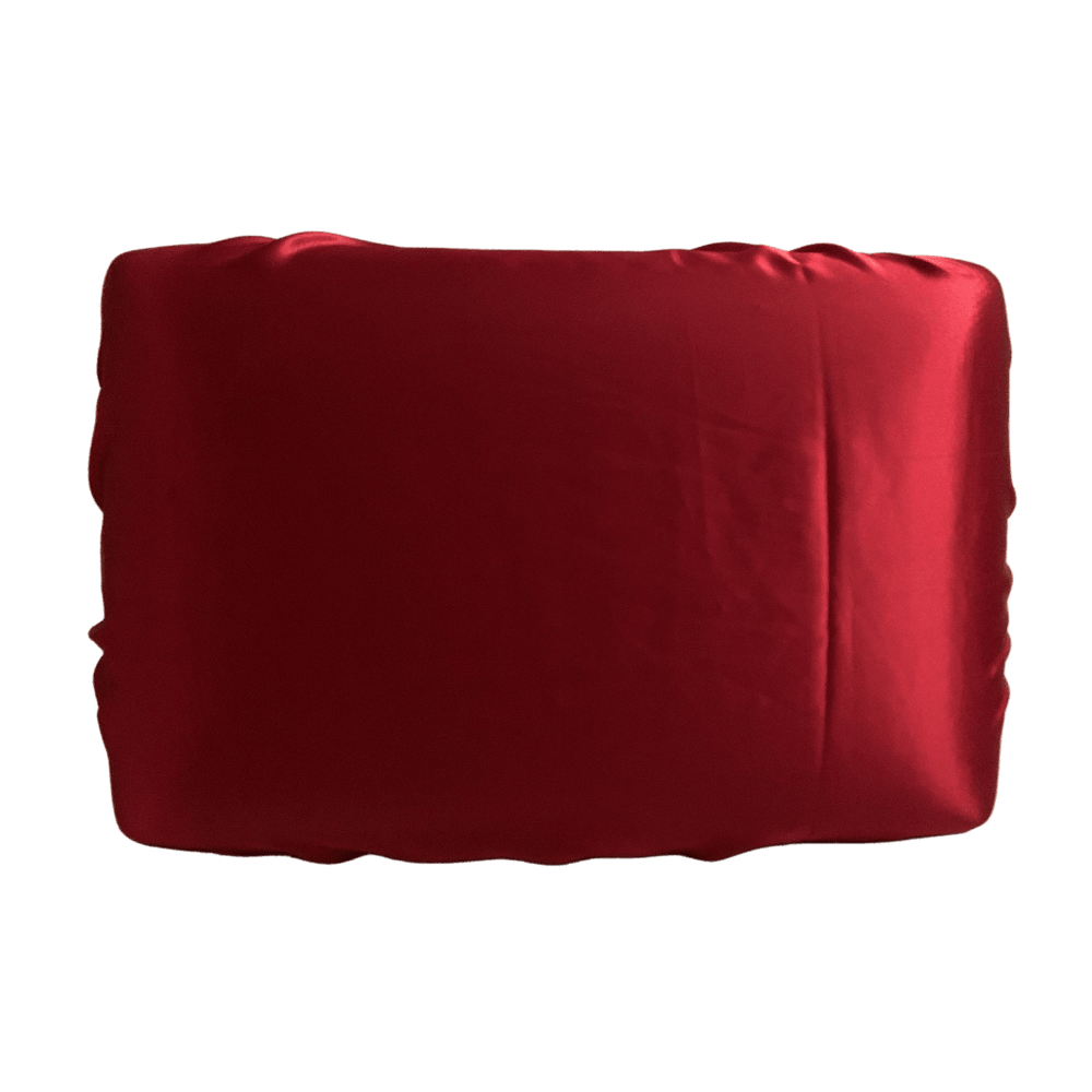 Satin Silk Rosewood Red Pillowcase - Elva