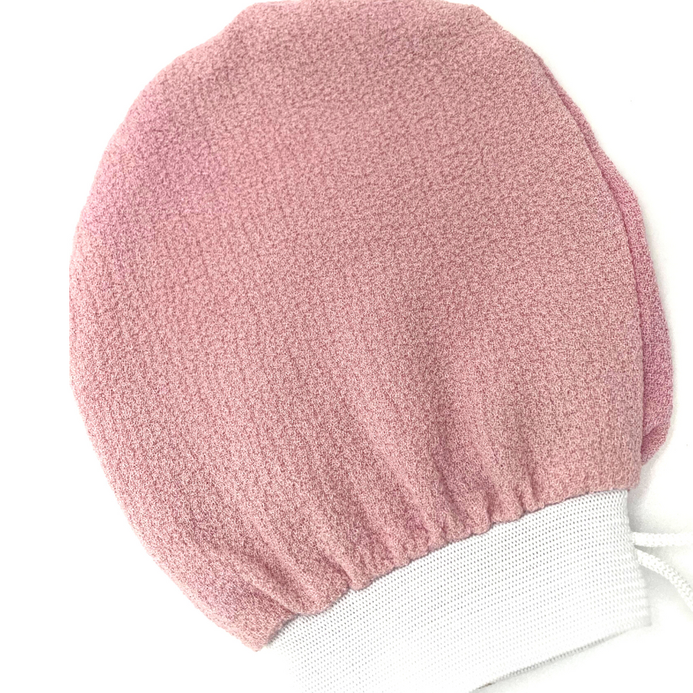 Pink Deep Exfoliating Glove - Elva