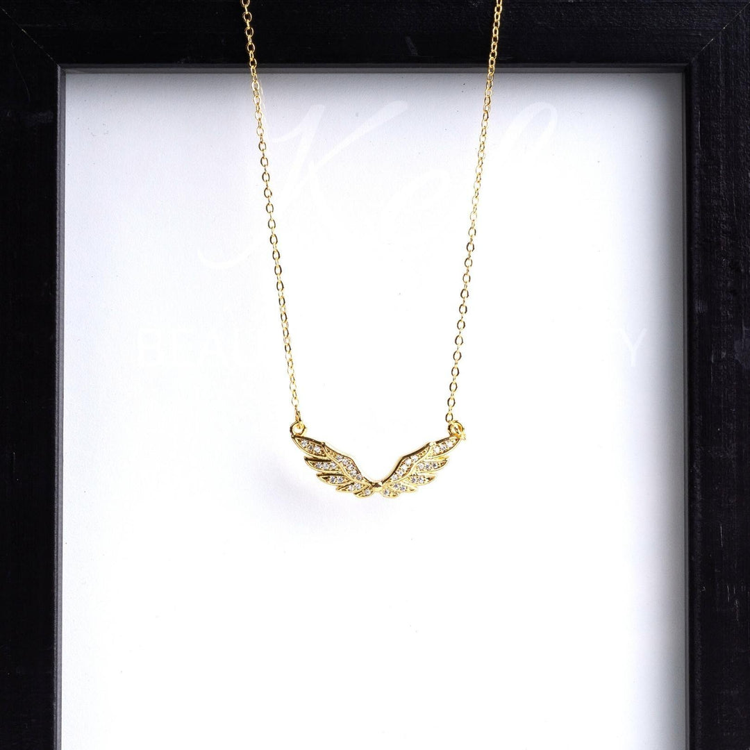 Necklace - Wings (Gold) - Kef