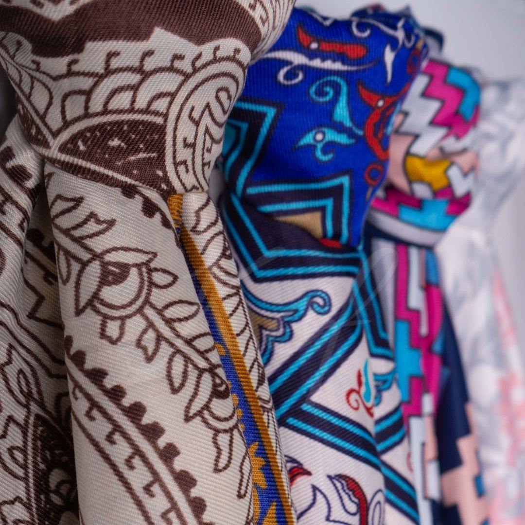 Printed Linen - Kef