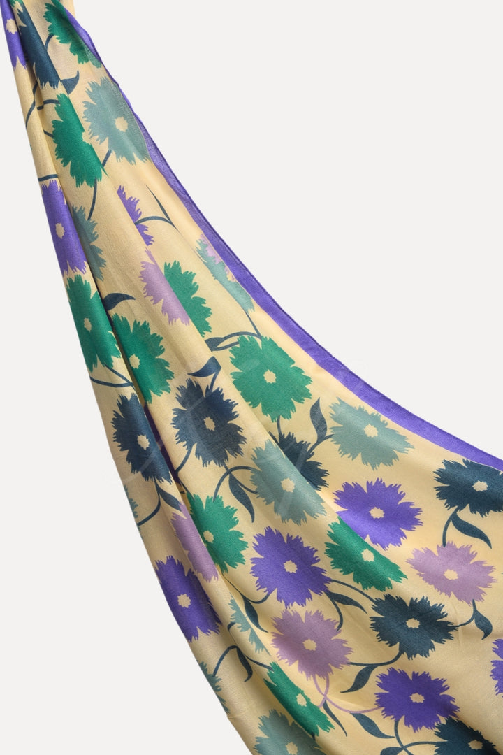 Printed Floral Lawn Hijab - Halcyon