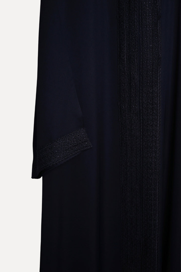 Black Laced Abaya