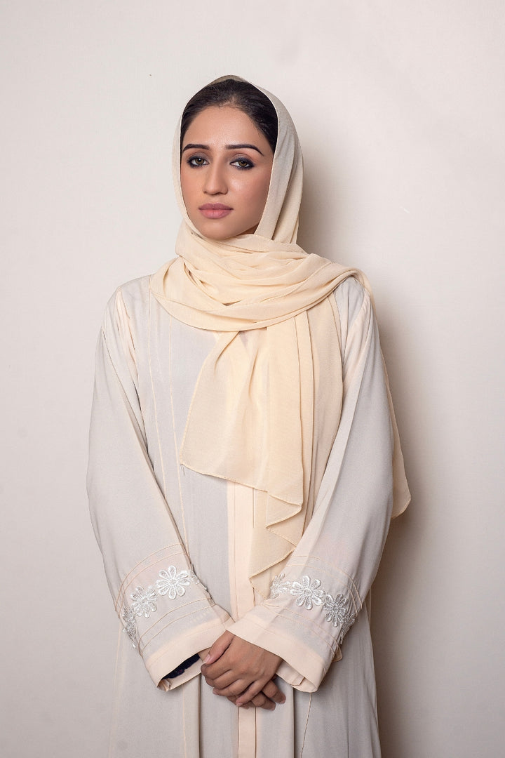 Butter Cream Abaya