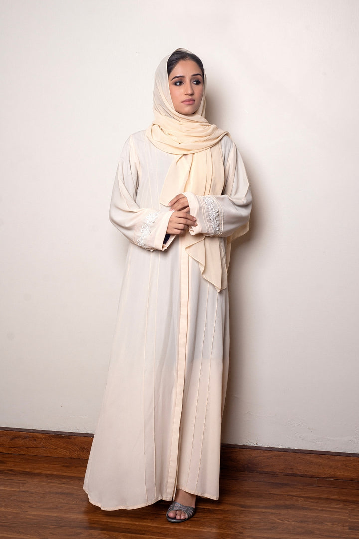 Butter Cream Abaya